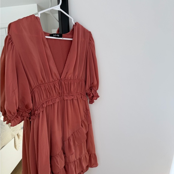 DO+BE Dresses & Skirts - DO+BE Terracotta Ruffle Dress